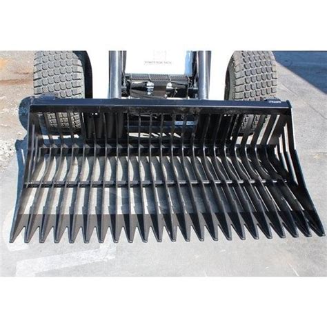 cat skid steer skeleton bucket|standard skid steer bucket size.